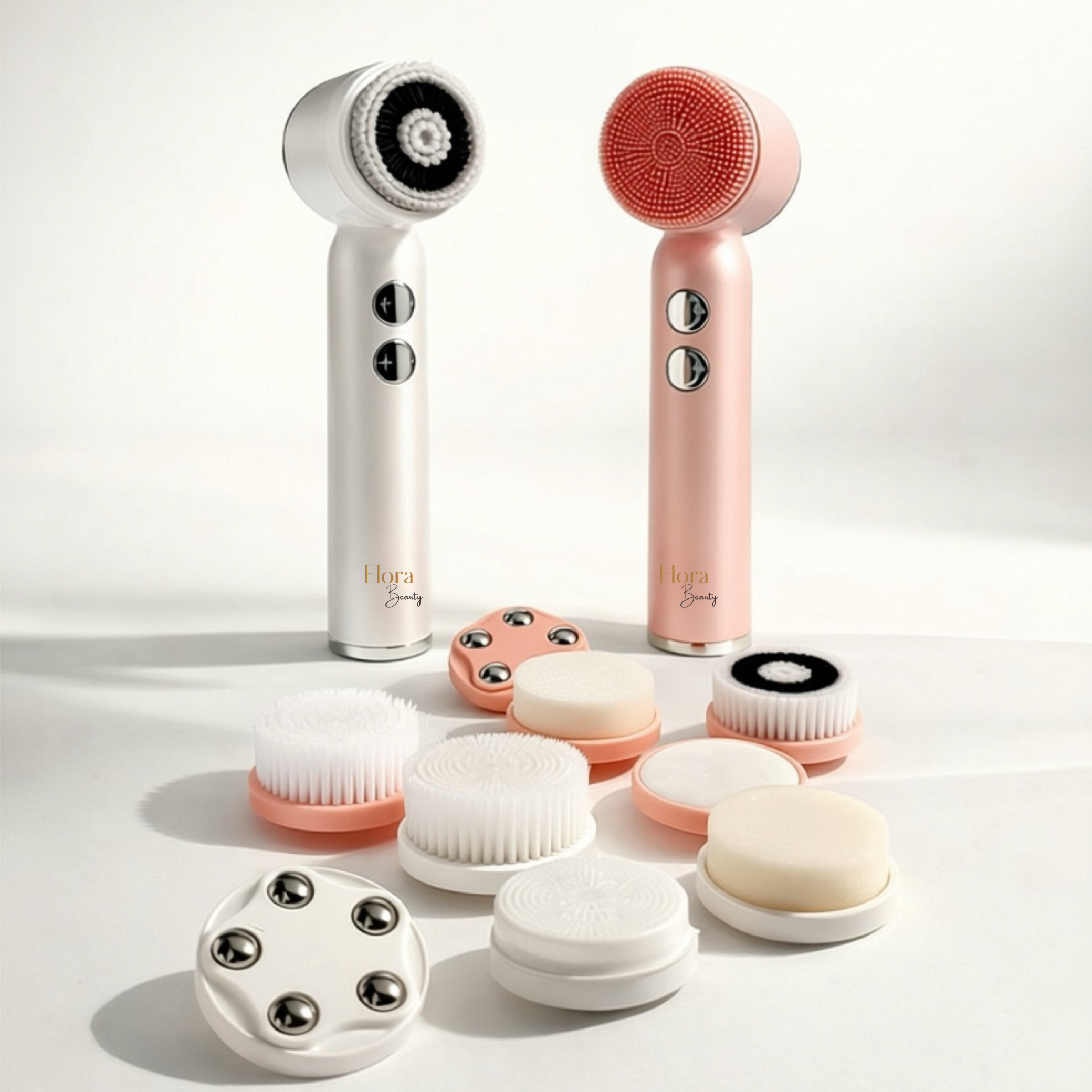 Arctisztító és masszírozó készülék 6 cserélhető fejjel